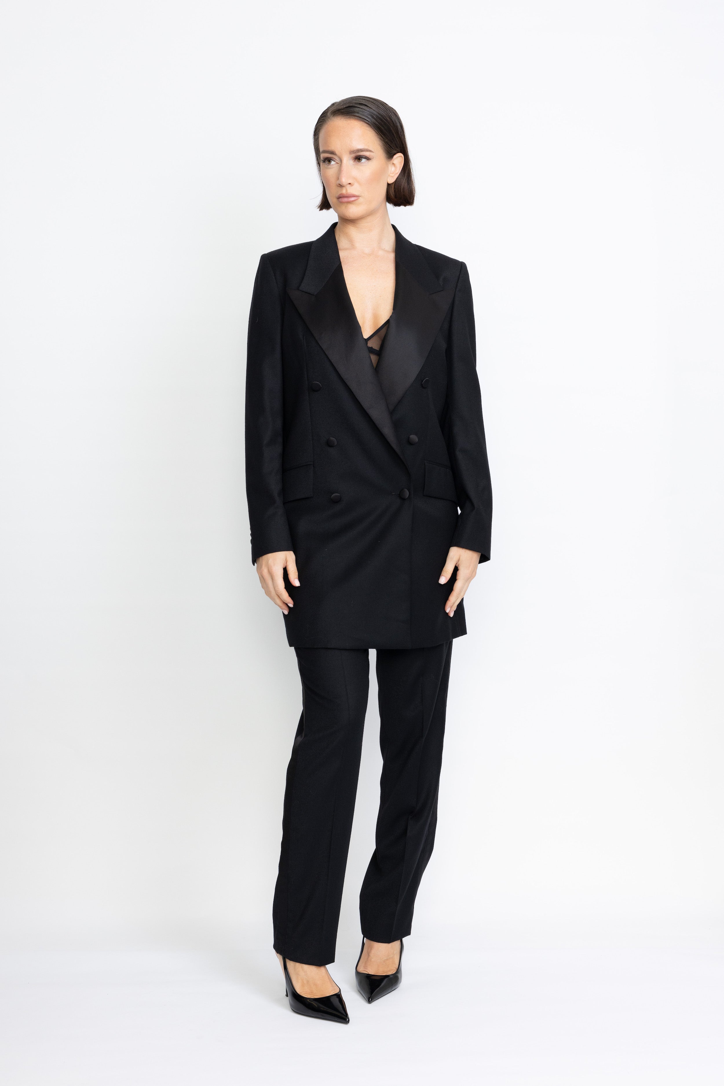 Amal Limited Edition Jacket - Tuxedo double-breasted jacket