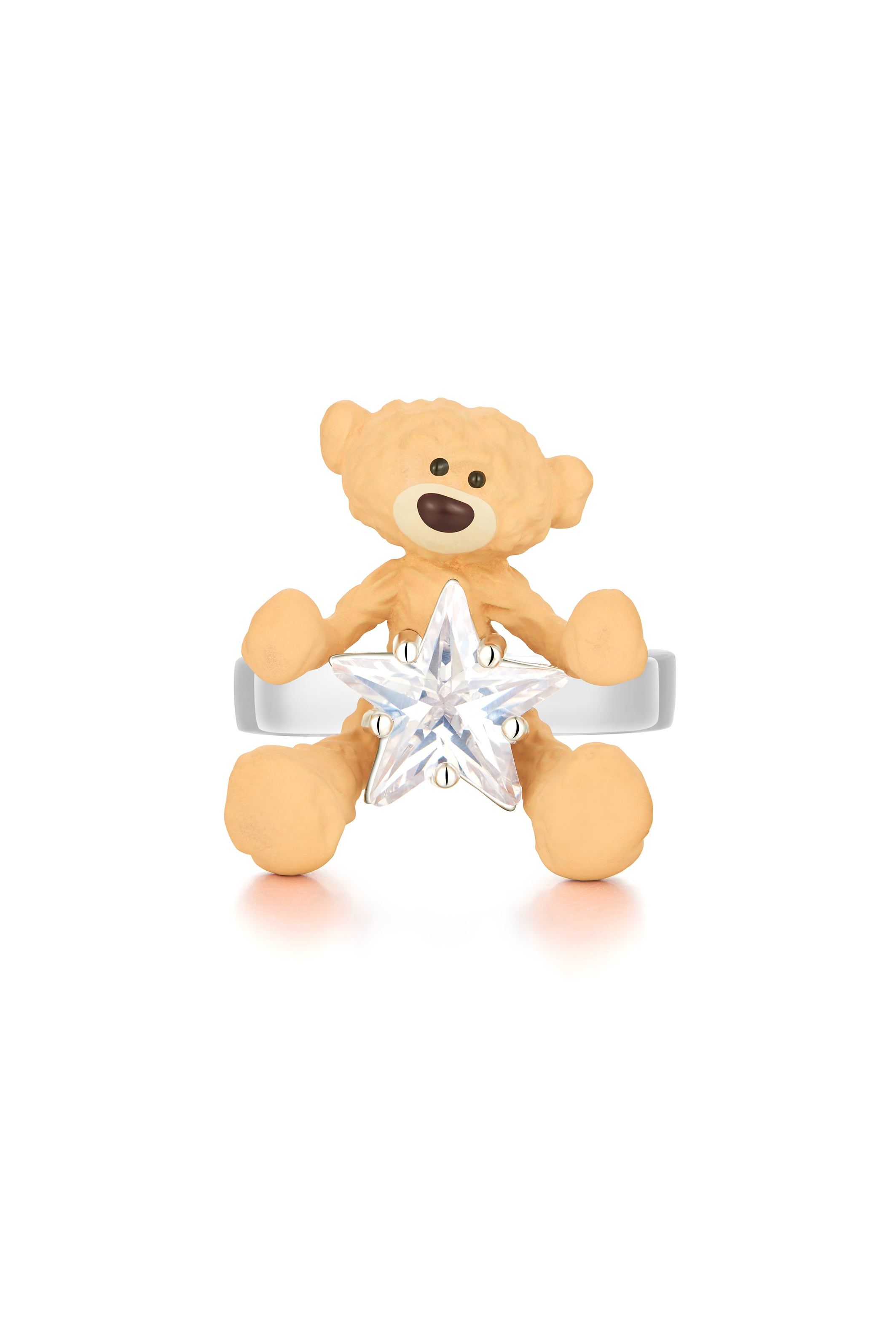 Bear Hug Star Ring