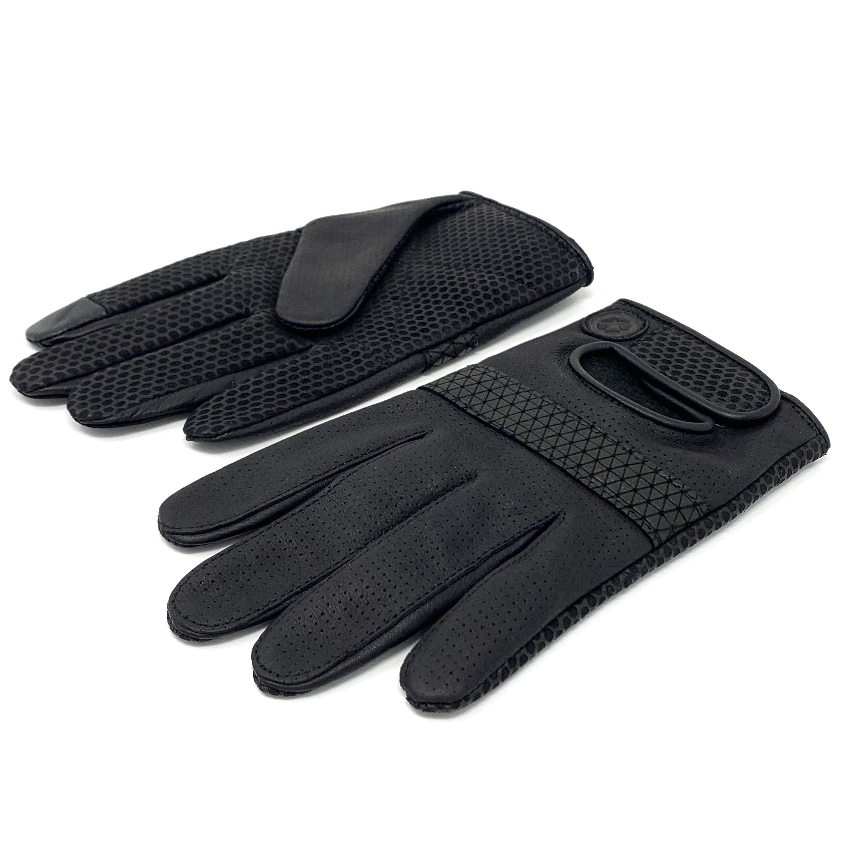Victor Gloves, Textured Black