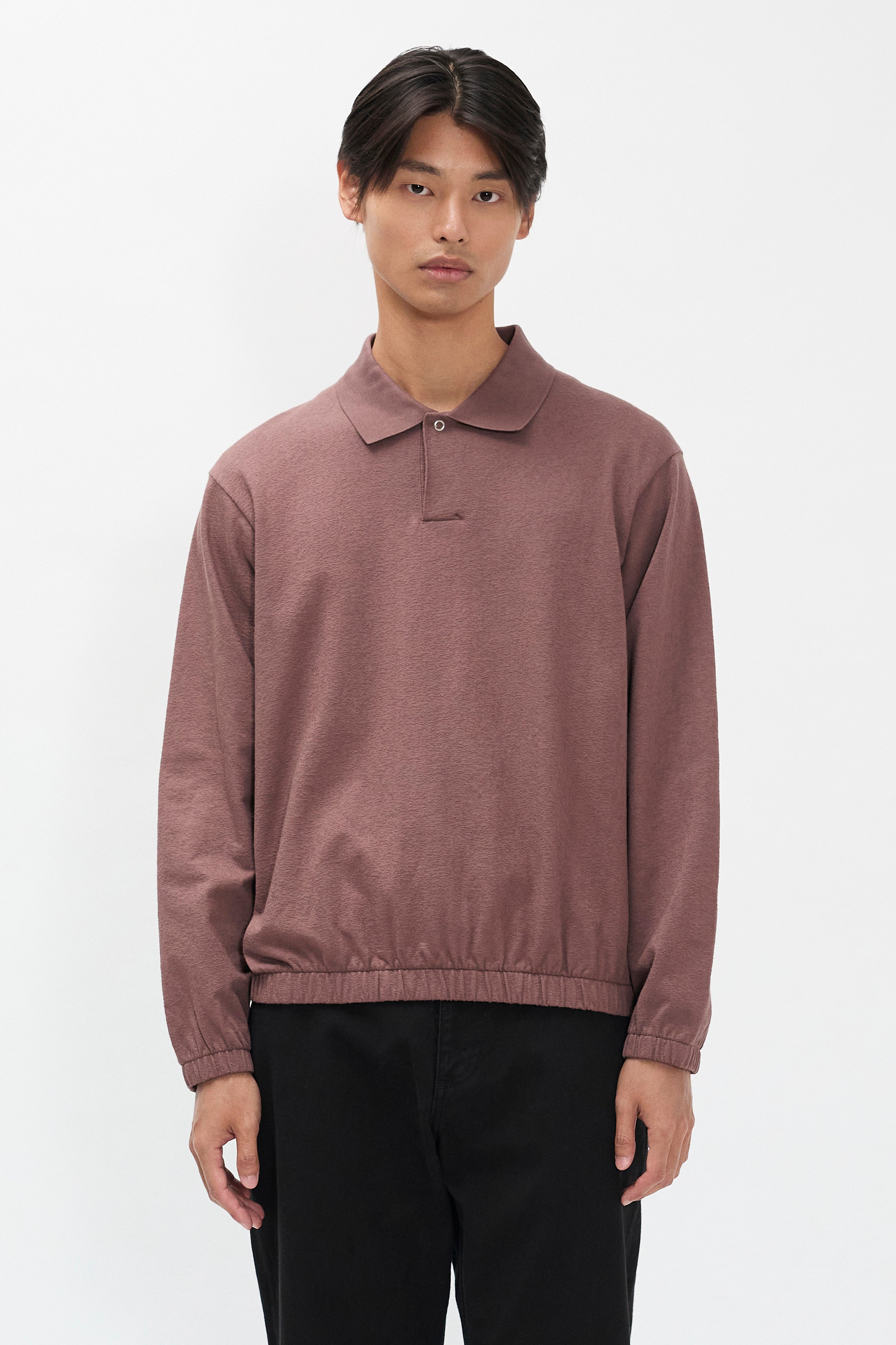 Sylane Relaxed Light Pile Jersey Polo